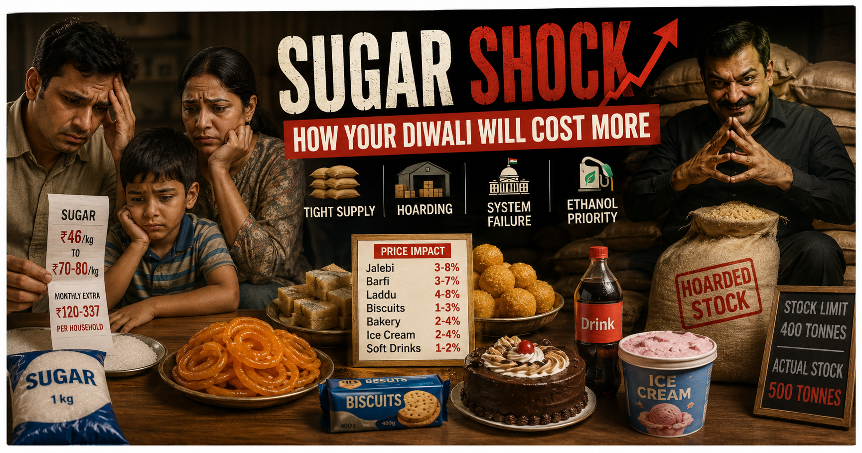 Sugar Shock: Common Man Pays Twice Again