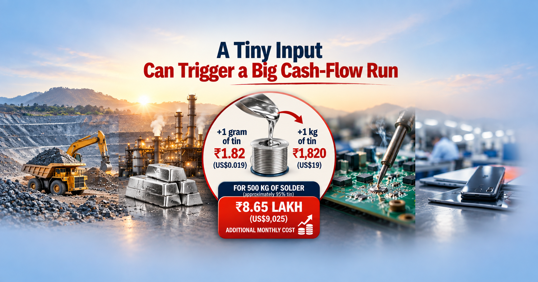 Tin: Tiny Input, Big MSME Cash-Flow Risk